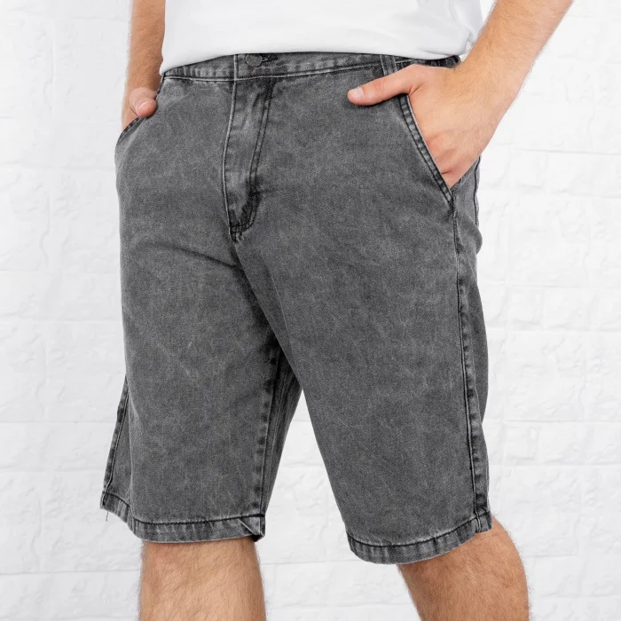 Berm. de Jeans Recto Baggy