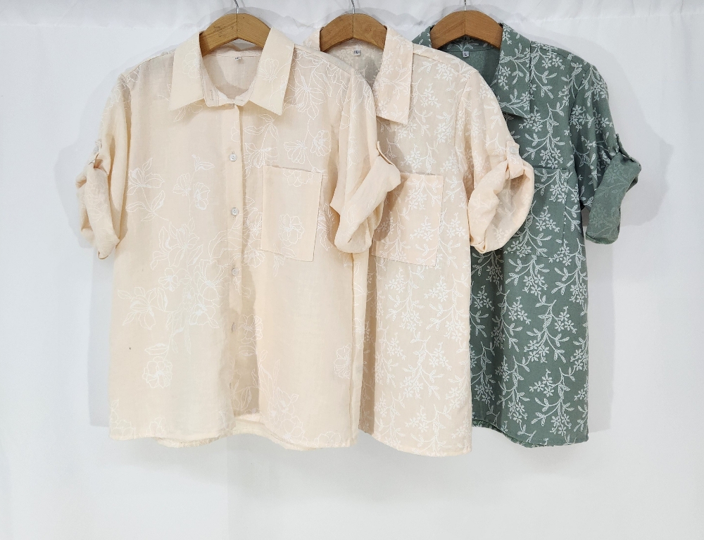 Camisa Lino Simil Bordado_ivy - Imagen 4