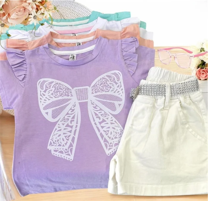 Remera Moño Niña