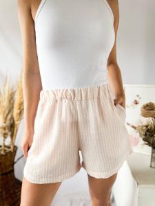 Shorts Rayado de Lino - Miniatura 3