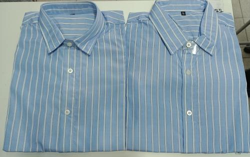 Camisa para Hombre Rayada Manga Larga.