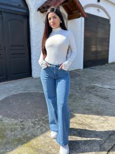 Wide Leg Celeste Elastizado - Miniatura 2