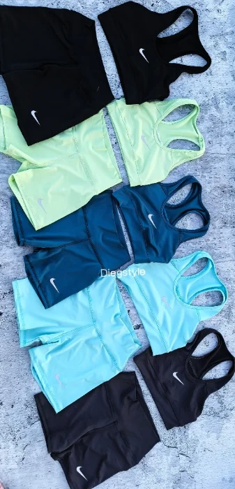 Conjuntos Short Laycra Nk