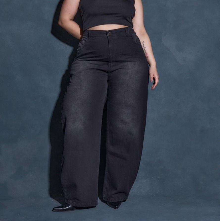 Wide Leg Gris Gastado - Imagen 2