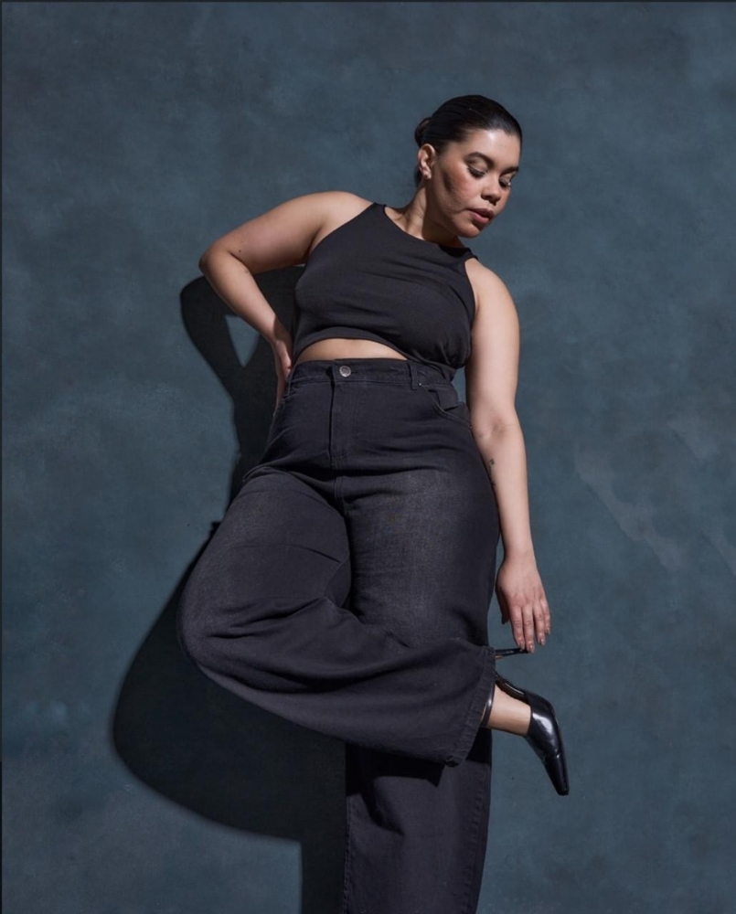 Wide Leg Gris Gastado - Imagen 3