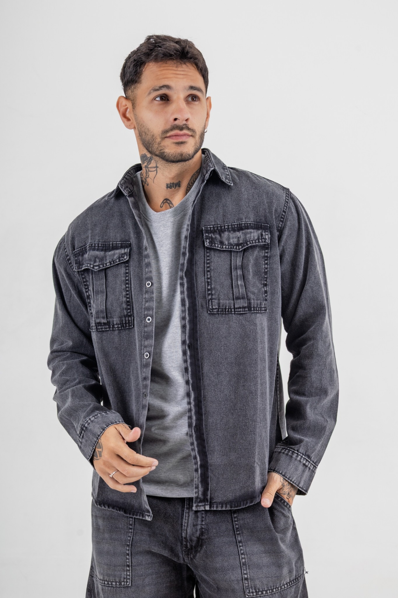 Camisa de Jeans de Hombre Art Aquiles - Imagen 3