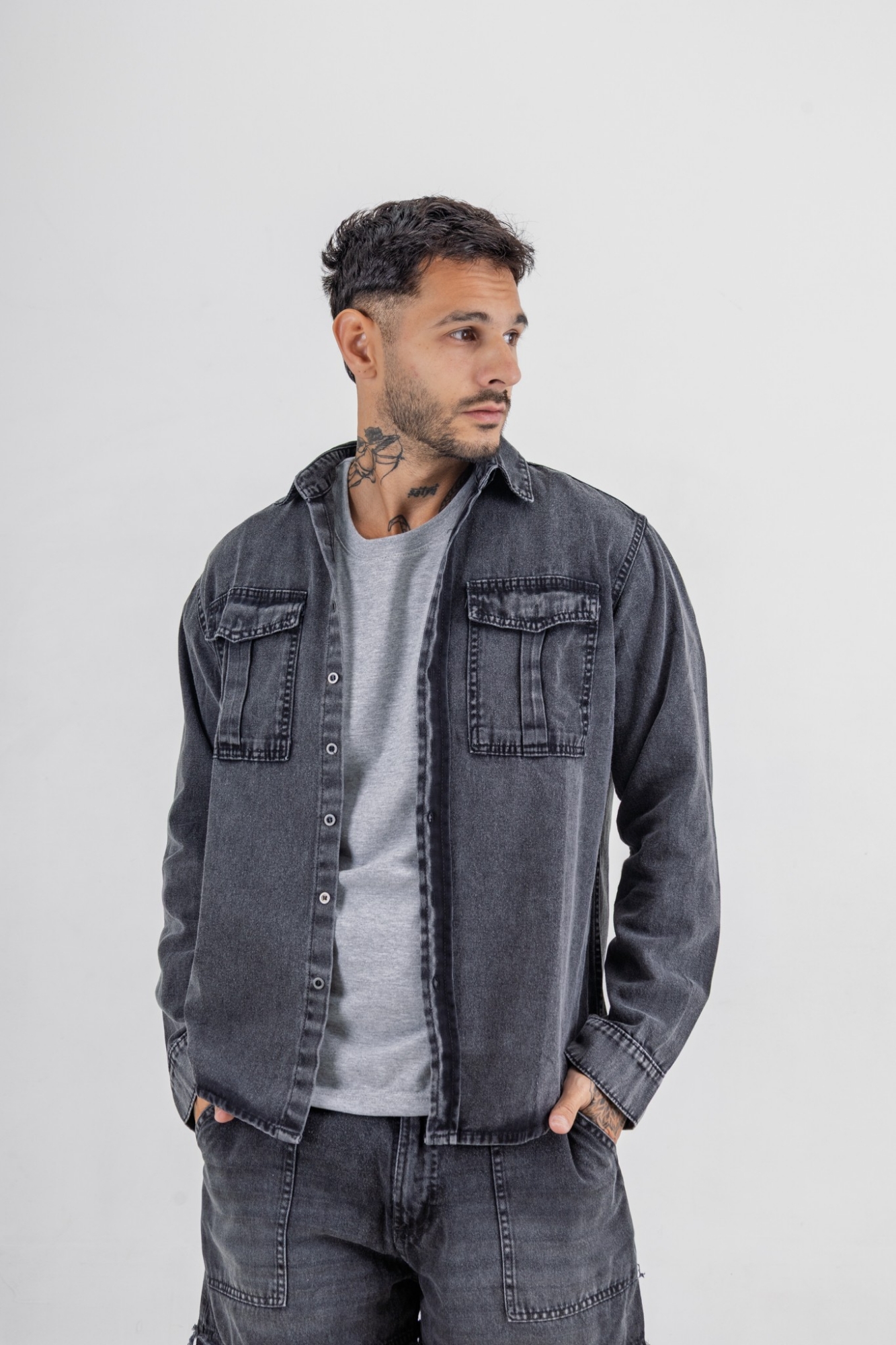 Camisa de Jeans de Hombre Art Aquiles - Imagen 4