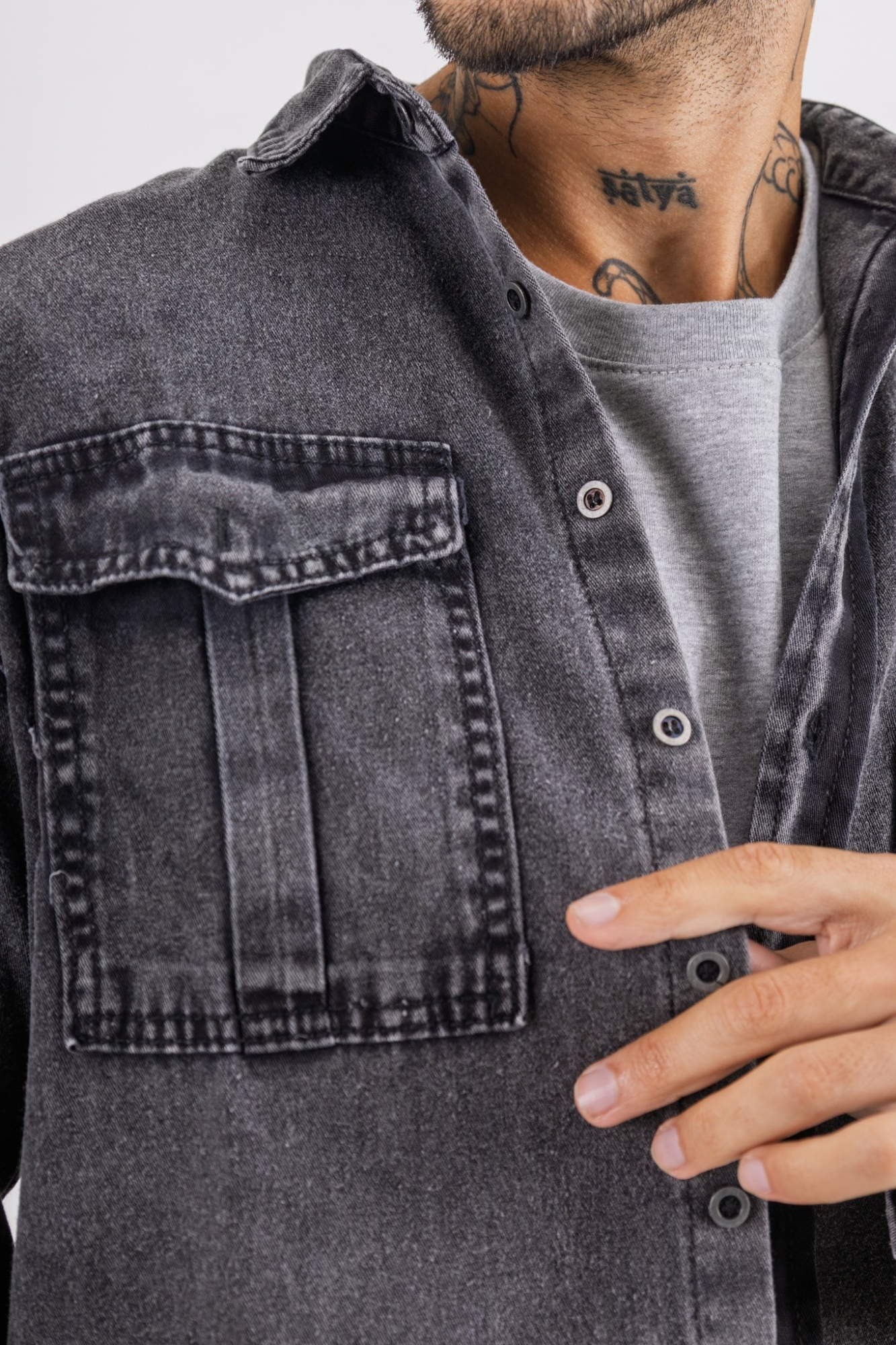 Camisa de Jeans de Hombre Art Aquiles - Imagen 5
