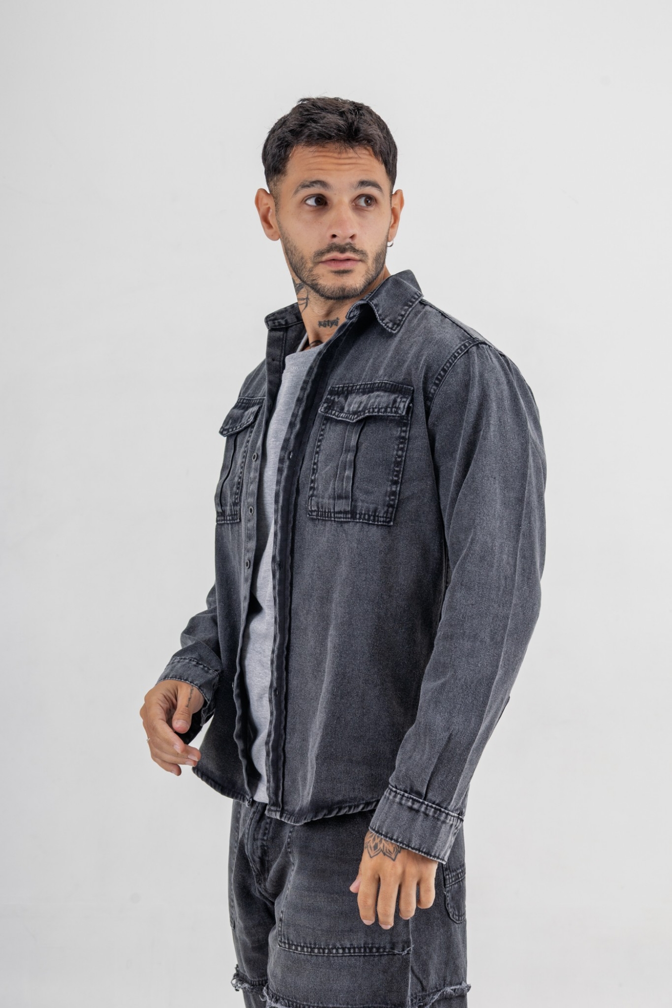 Camisa de Jeans de Hombre Art Aquiles - Imagen 8