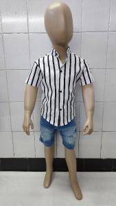 Camisas Elastizada Importado de Bebé Cuello Mao - Miniatura 4