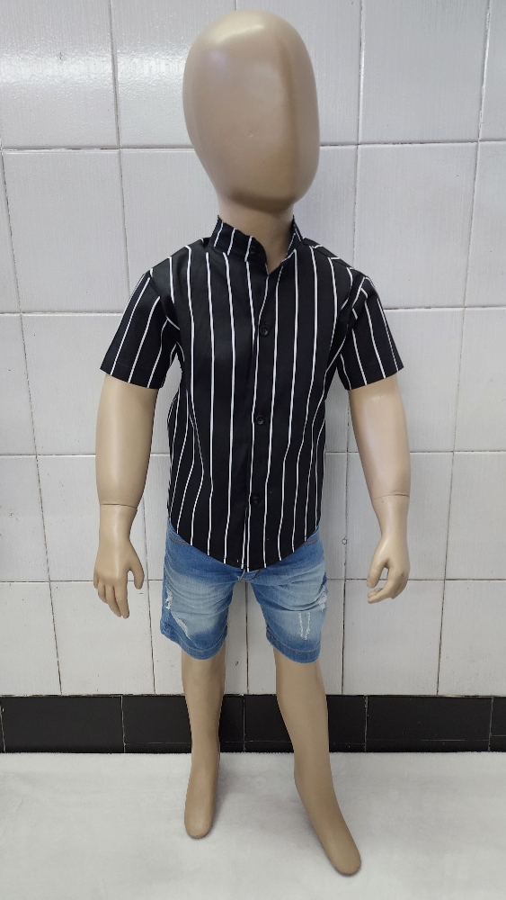 Camisas Elastizada Importado de Bebé Cuello Mao - Imagen 5