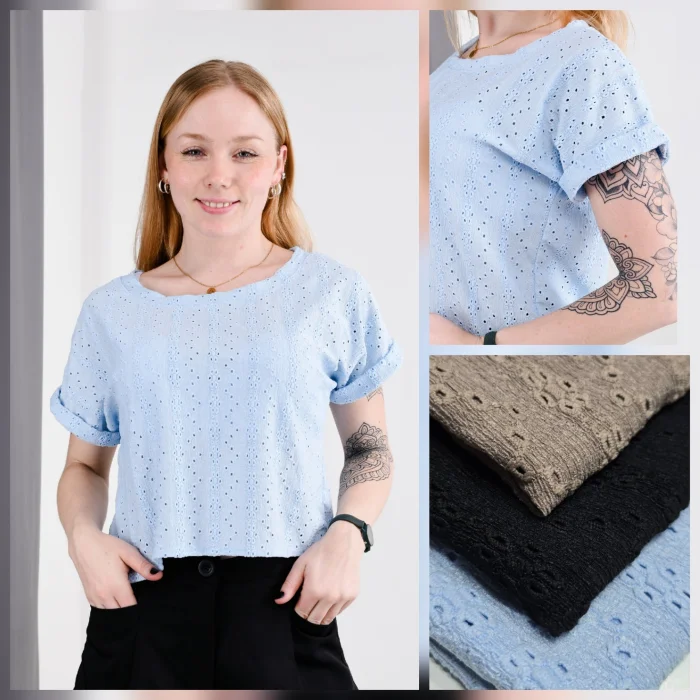 Remera de Broderie