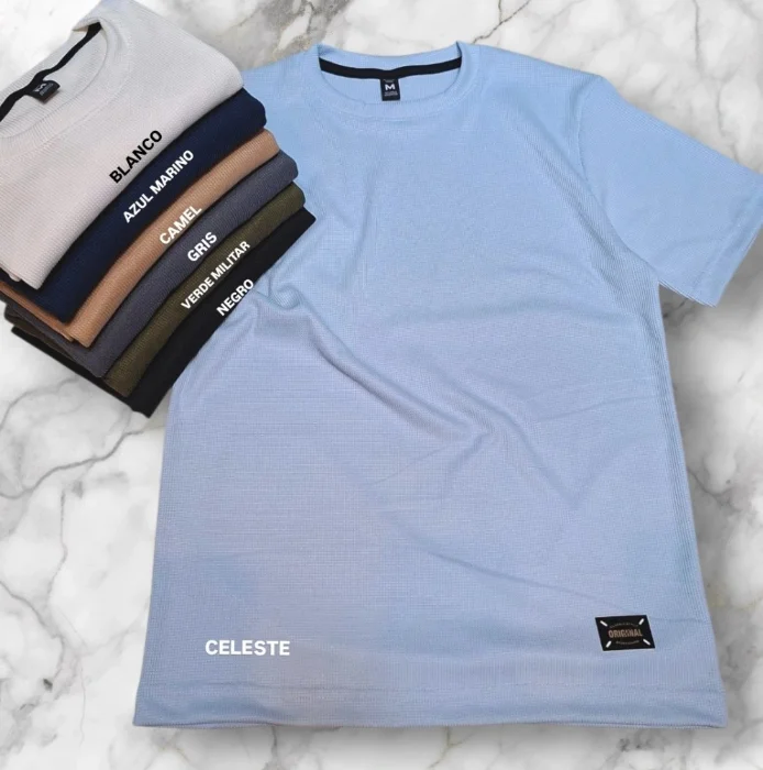 Remera Wafle Clásica
