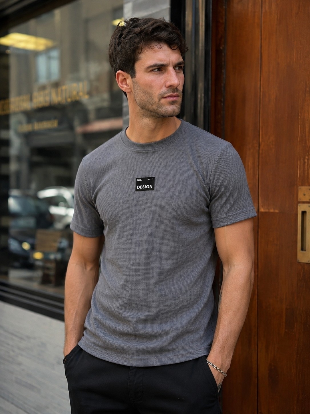 Remera Wafle Desing - Imagen 2