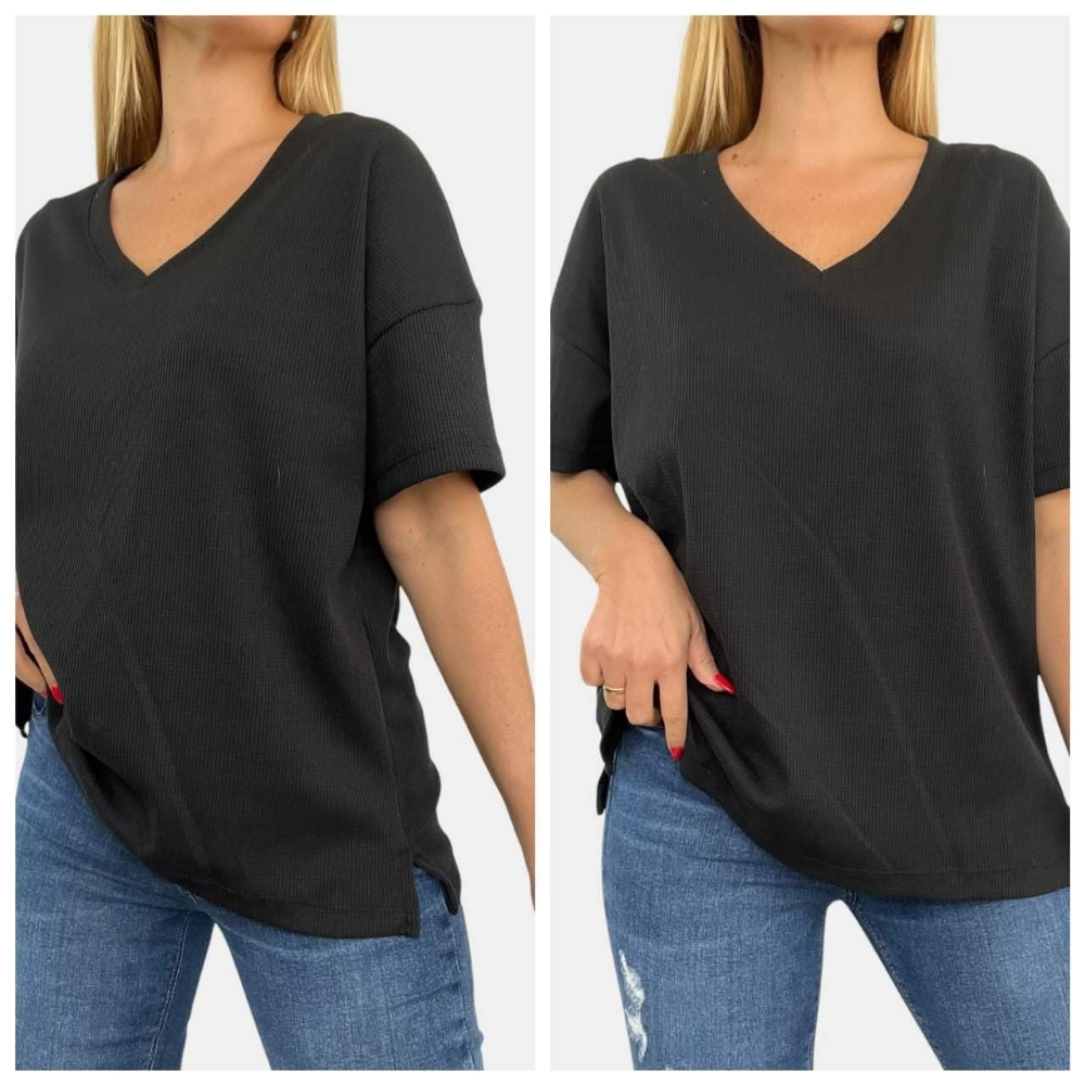 Remeras con Tajo de Wafle - Imagen 2