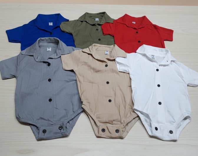 Body Camisa de Bebe Lino 1 al 5 - Imagen 2