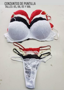 Conjunto Encaje Coquetta Art1 Oferta