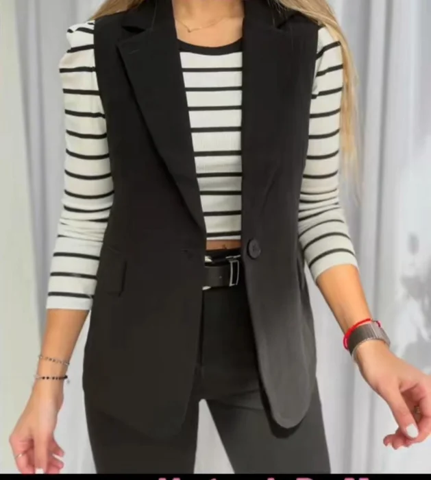 Blazer Chaleco Sastrero