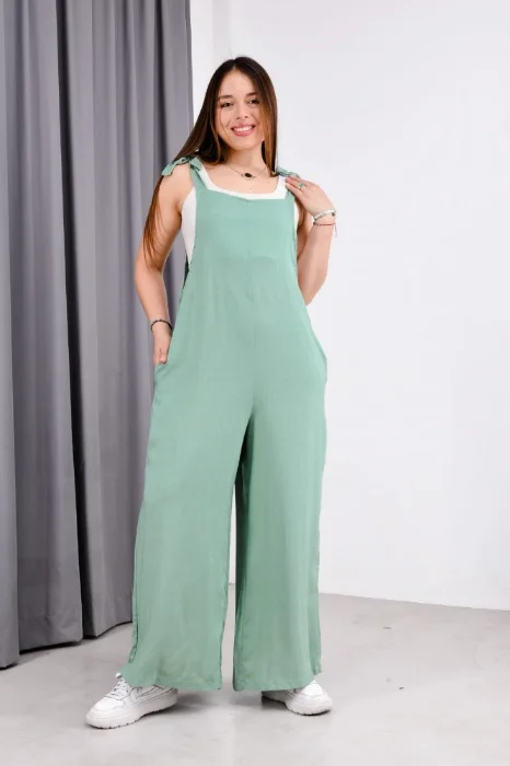 Mono Largo de Lino con Spandex