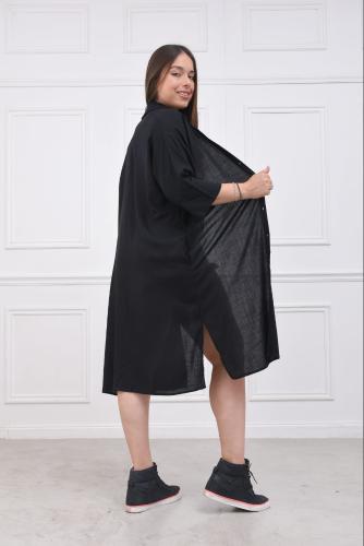 Maxi Camisa Malki de Lino - Miniatura 3