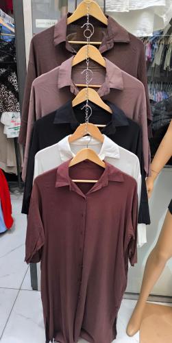 Maxi Camisa Malki de Lino - Miniatura 4