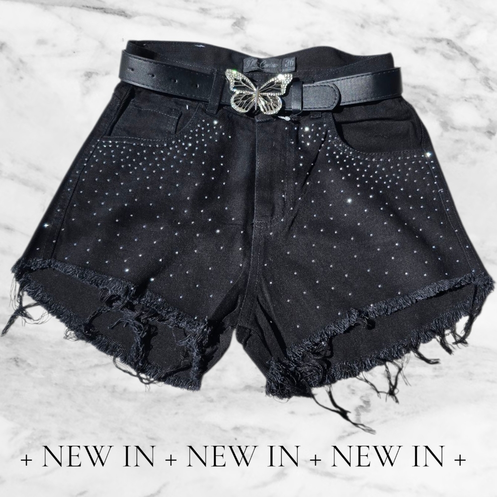 Shorts con Brillos Strass - Imagen 2