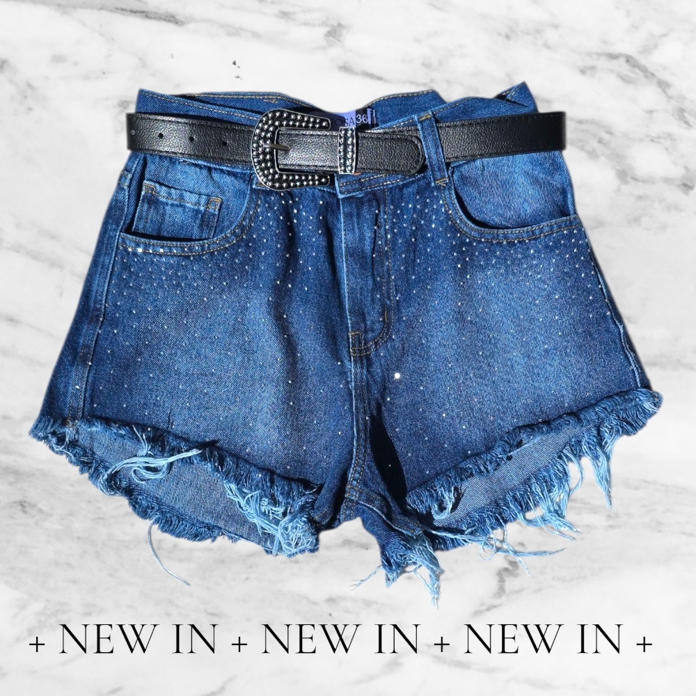 Shorts con Brillos Strass - Imagen 3