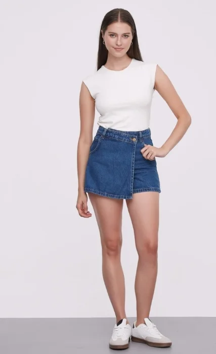 Short Pollera Stone