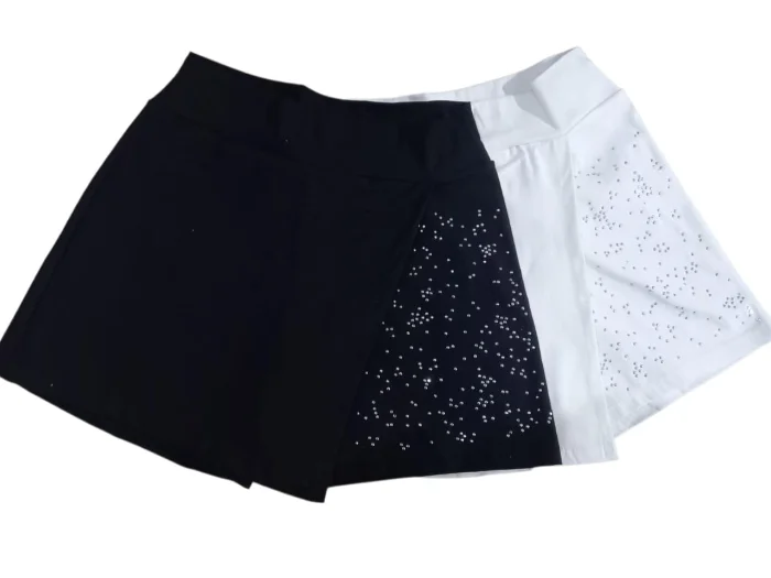 Short Pollera con Brillo