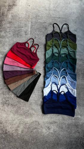 Top Tira Fina Lycra Liso - Miniatura 2