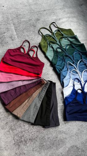 Top Tira Fina Lycra Liso - Miniatura 3