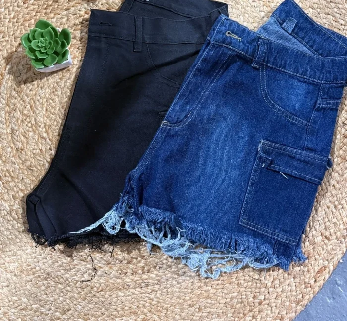 Short Cargo Azul o Negro