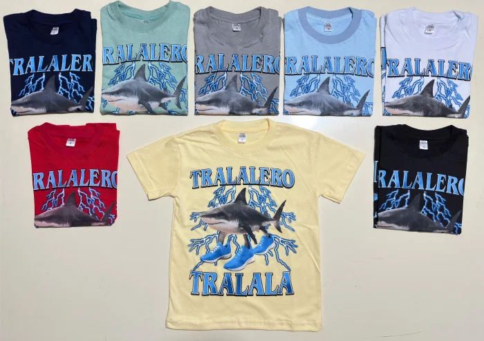 Remera Tralalero Tralala Algodón Peinado
