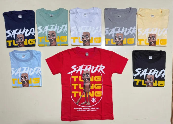 Remera Tung Sahur Algodon Peinado