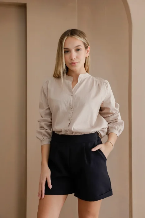 Camisa Cuello Mao