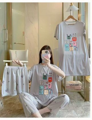 Pijama Set de 4 Piezas. Adultos - Imagen 2