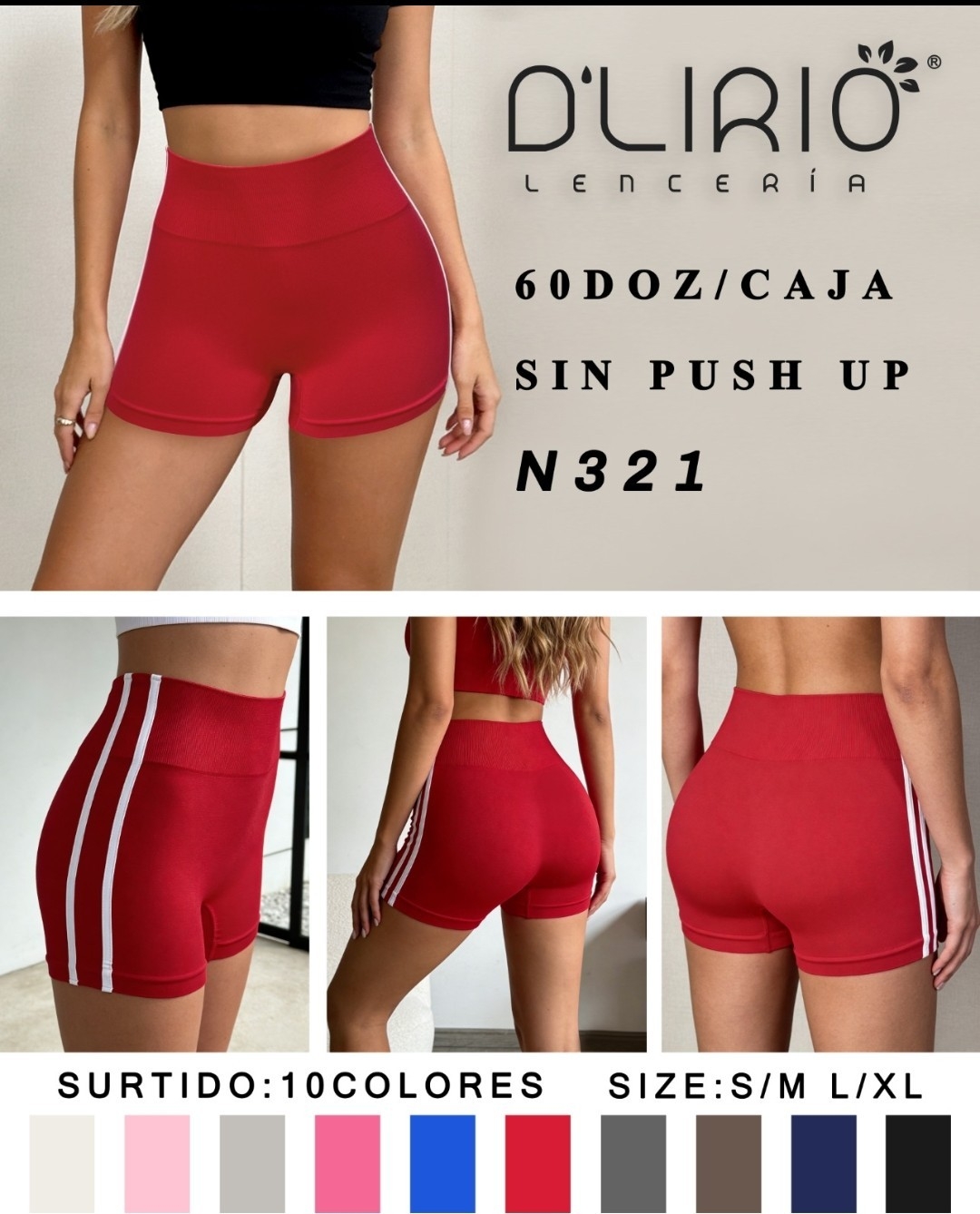 Shorts sin Levanta Cola D'lirio 321 - Imagen 2