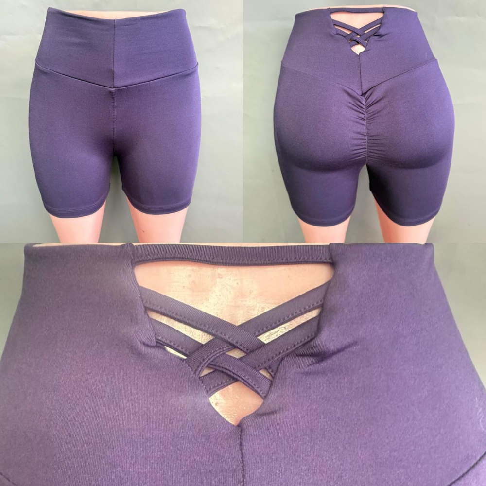 Short Push Up  Trenzado  Frunce Levanta Cola - Imagen 2