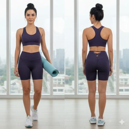 Short Push Up  Trenzado  Frunce Levanta Cola