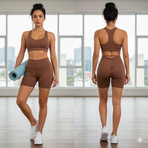 Short Frunce Push Up Levanta Cola Trenzado