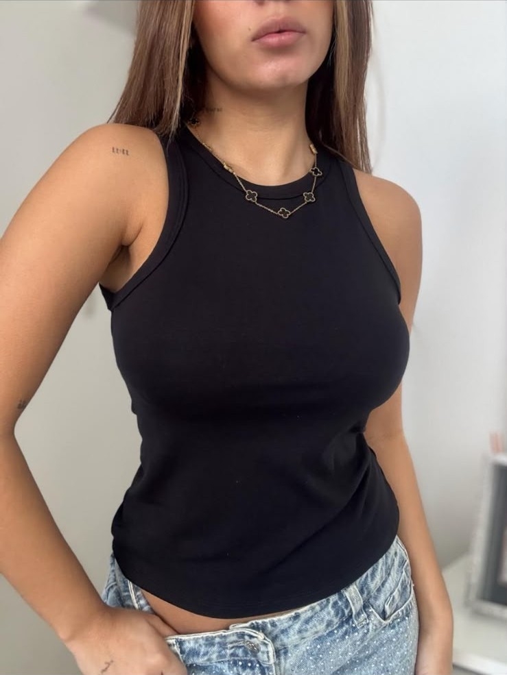 Musculosa Rib Elastizado - Imagen 4