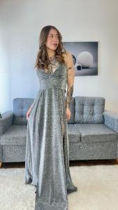 Vestido Largo Gliter