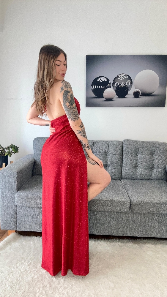 Vestido Largo Gliter - Imagen 4