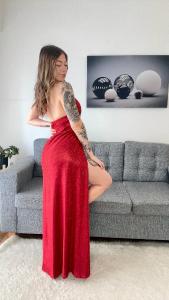 Vestido Largo Gliter - Miniatura 4