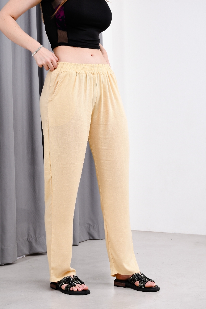 Pantalones de Lino Spandex - Imagen 3