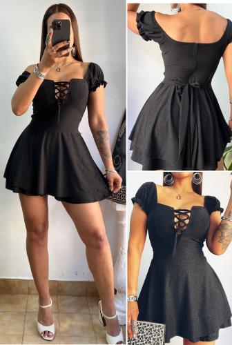 Enterizo Vestido C/ Shorts  Merlina