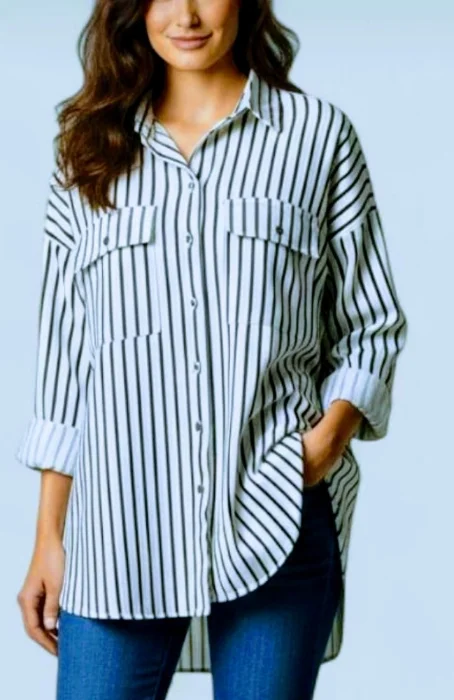Maxi Camisas de Fibrana Poplin