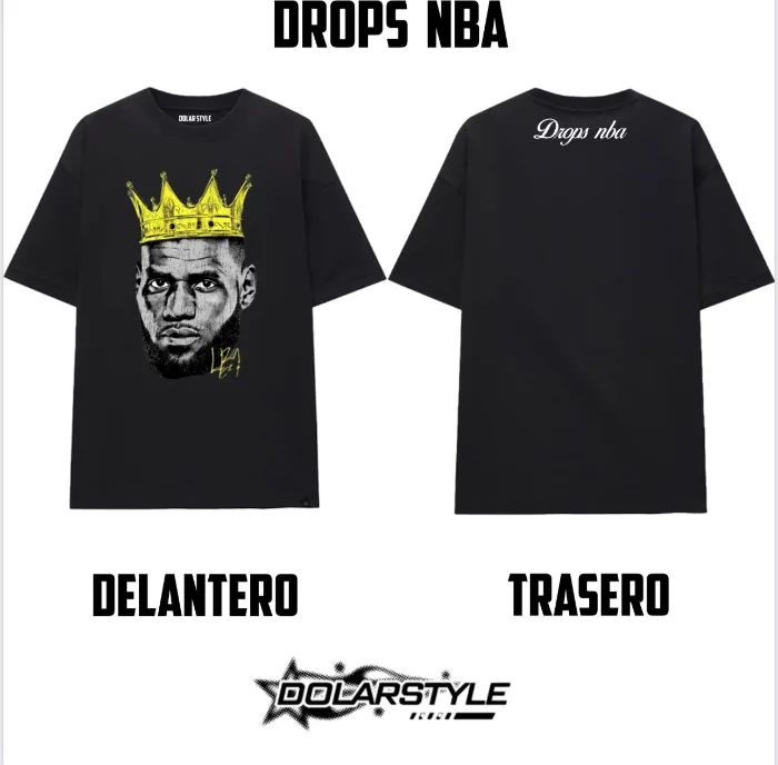Remera Oversize Lebron   Drops Nba