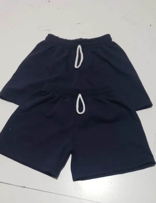 Short Azul Escolar Unisex