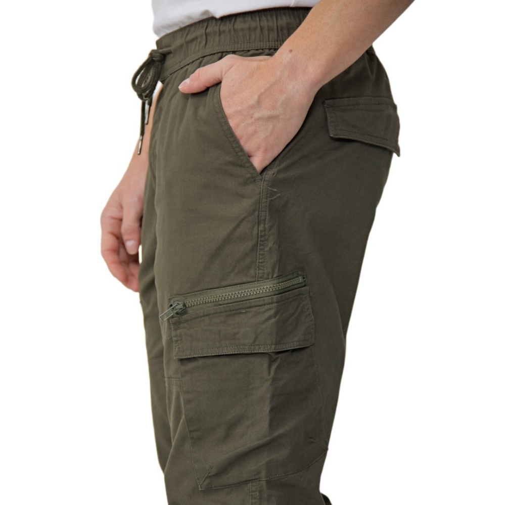 Pantalón Jogger Cargo Gabardina Importado - Imagen 3